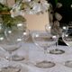 6 mouth-blown champagne glasses 50s