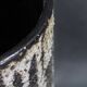 Brutalist European ceramic vase with textured lava surface, 1970s