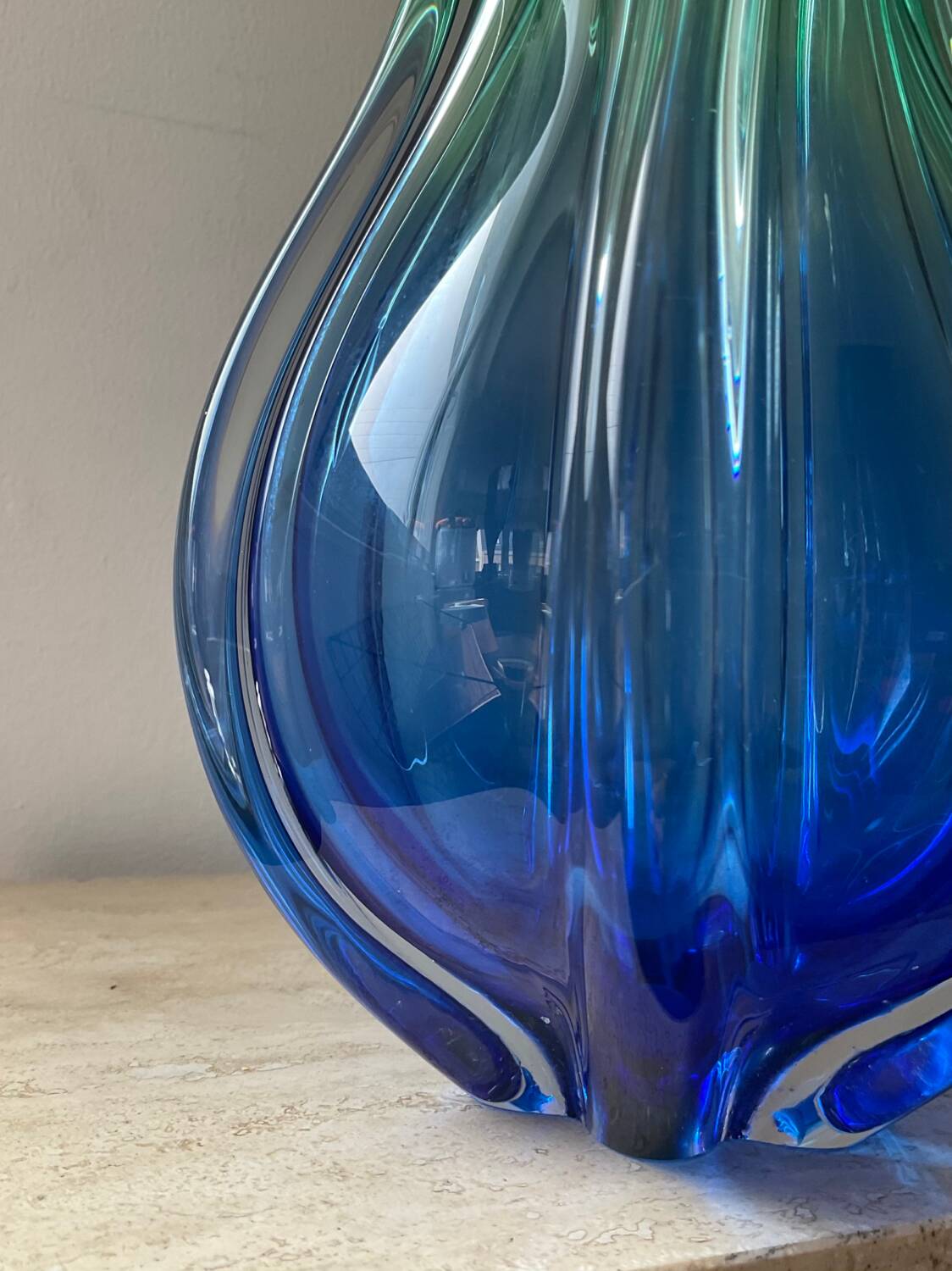 Large vintage Murano vase from the 70s