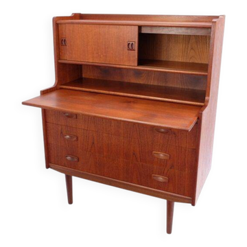 Vintage Danish secretary from the 1960s/70s, in teak, mid-century style.
