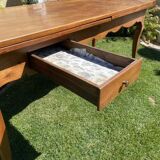 Louis XV-style farm table with extensions