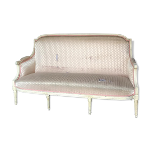 Banquette Louis XVI , sept pieds