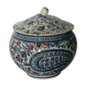 Bonbonniere en faience de gien decor cachemire