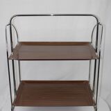 Desserte pliable marron