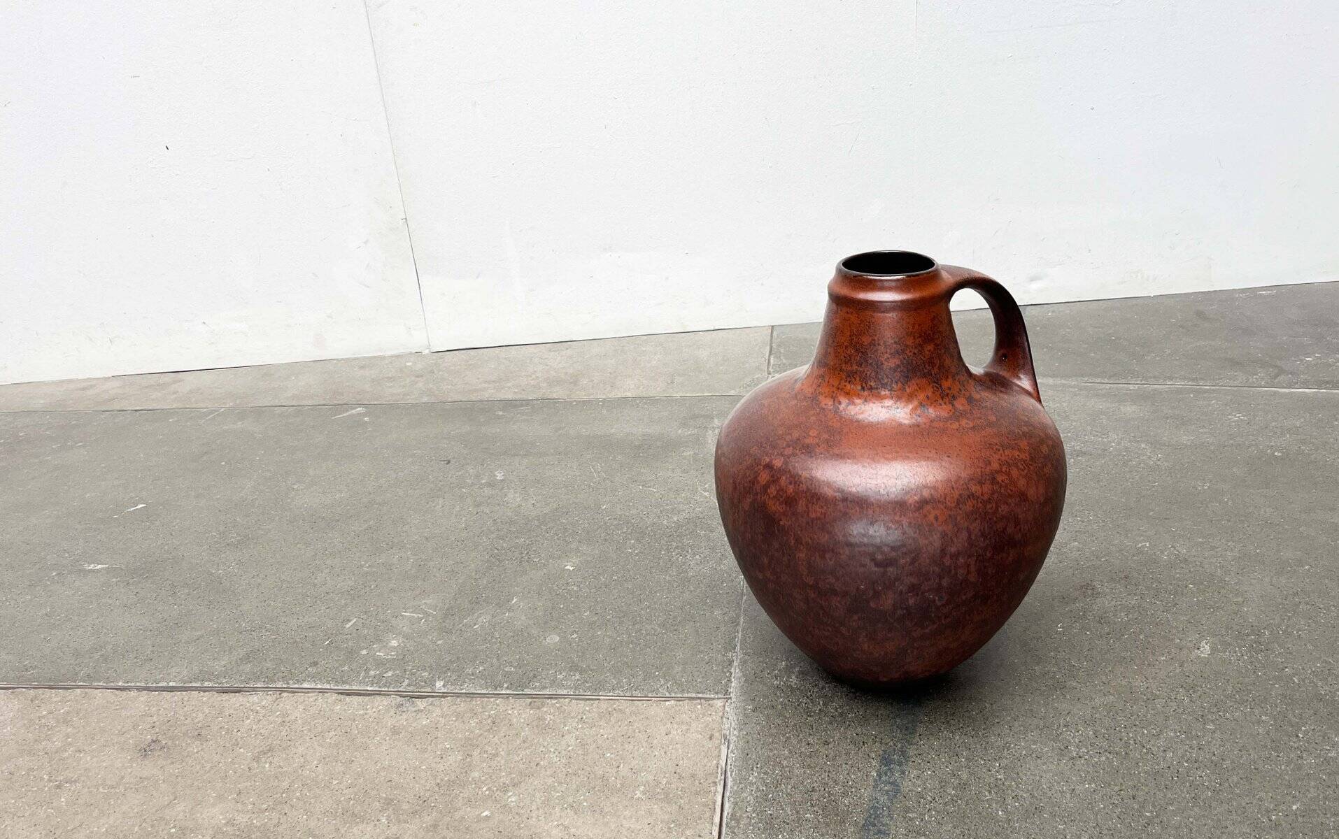 Grand vase sur pied en céramique West German style milieu du siècle de Carstens Tönnieshof, années 1960