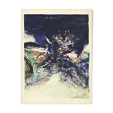 Zao Wou-Ki ( 1920 - 2013 ) Tribute to San Lazzaro, 1975