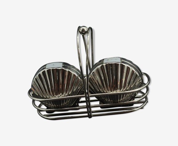 Salière et poivrière coquillage