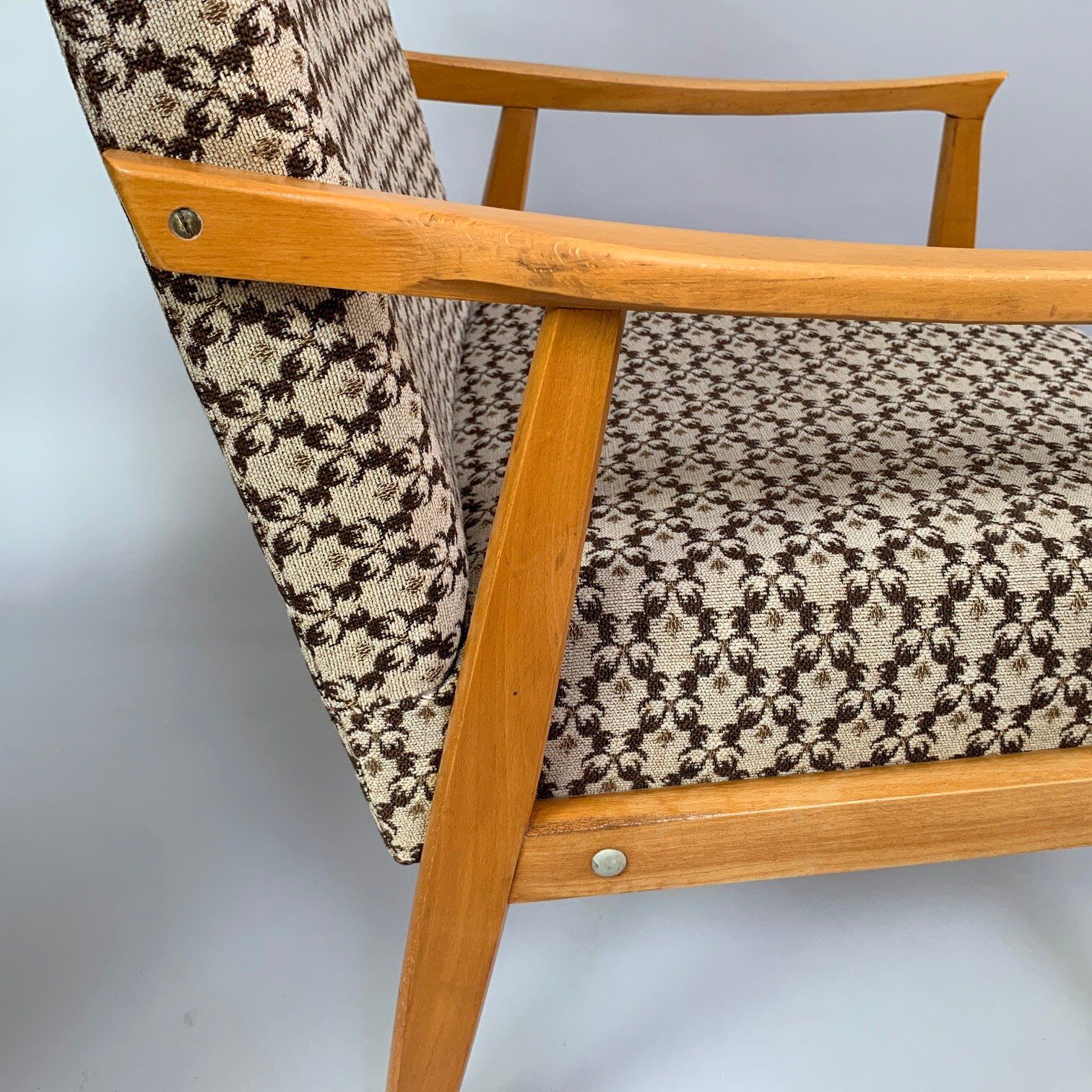 Pair of Mid Century Armchairs, Czechoslovakia 1970's