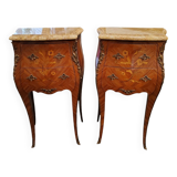 Pair of Louis XV style bedside tables