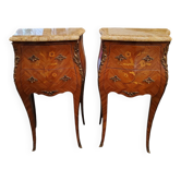 Pair of Louis XV style bedside tables