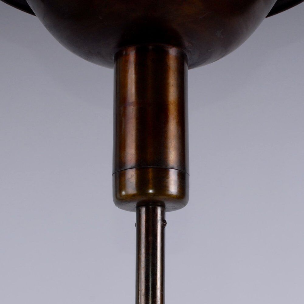 Swedish art deco floor lamp 1930s bronze patinated brass