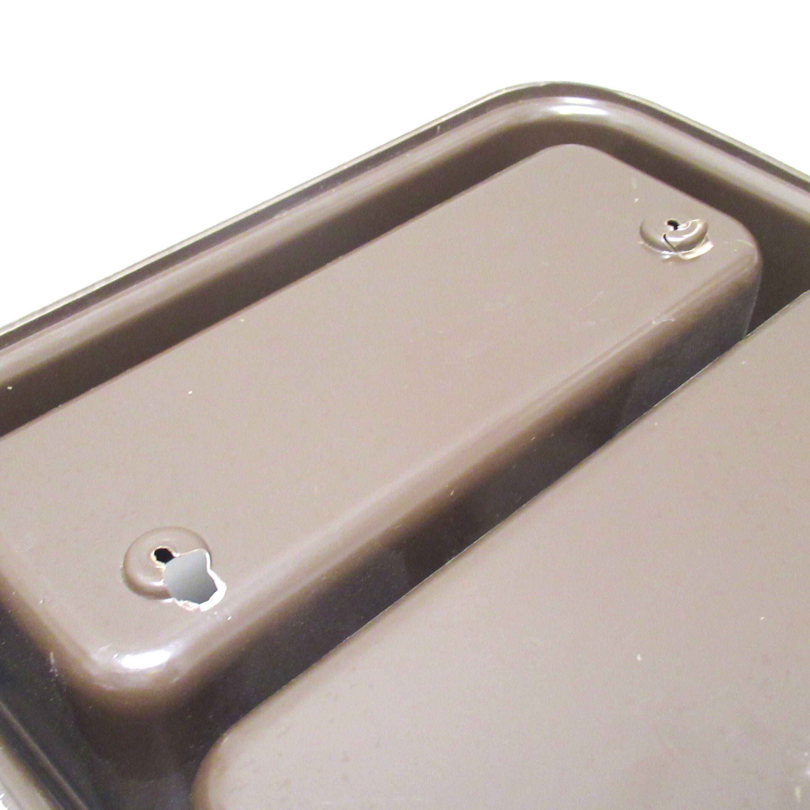 Brown plastic shelf Jan6Lin Viaud Prisunic