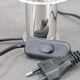 1970s Glass Table Lamp by Kamenicky Senov, Czechoslovakia