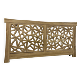 Solid teak headboard