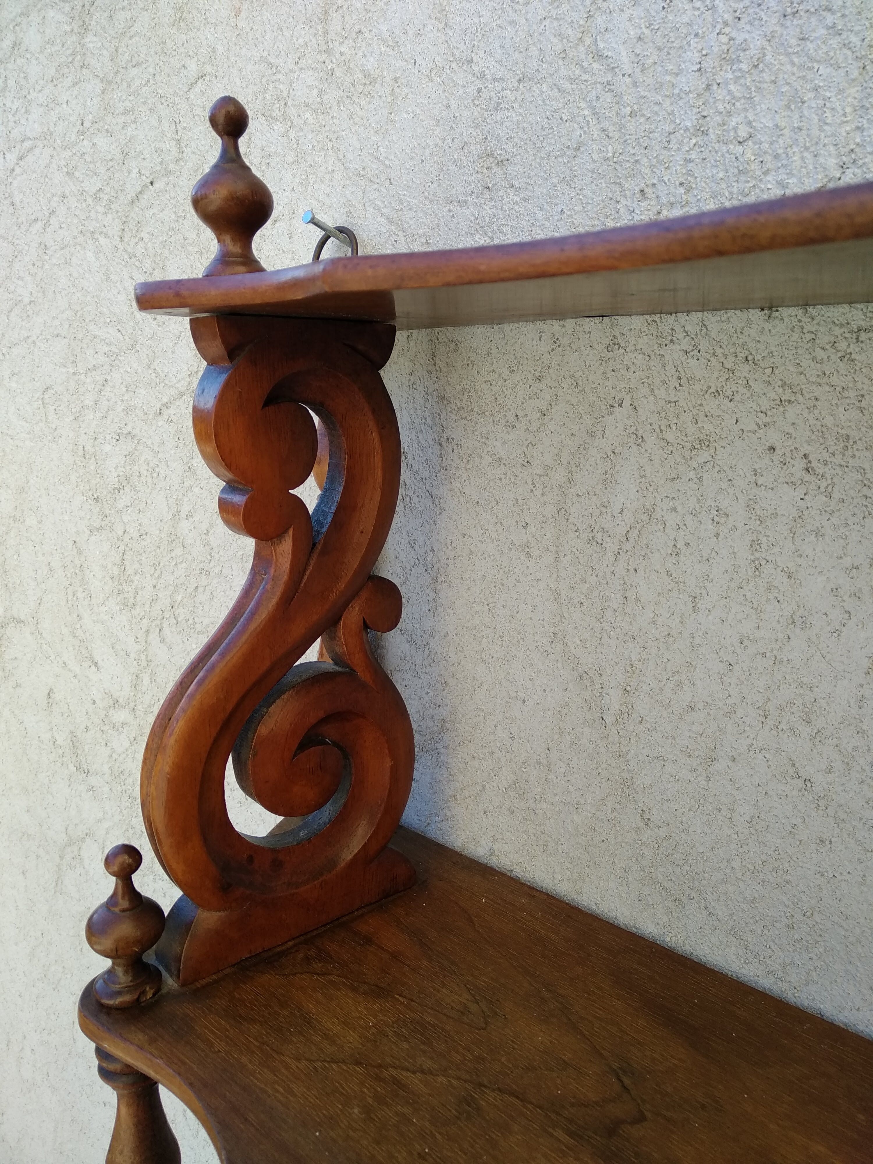 Wooden wall shelf xixith napoleon iii