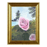 Painting, Rose after the rain.