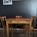 Bistro table and set of 3 bistro chairs