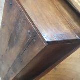 Solid walnut kneading table old XIX°