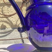 Cobalt Blue Blown Glass Carafe - Metropolitan Museum of Art New York