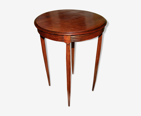 Table d'appoint ronde en bois