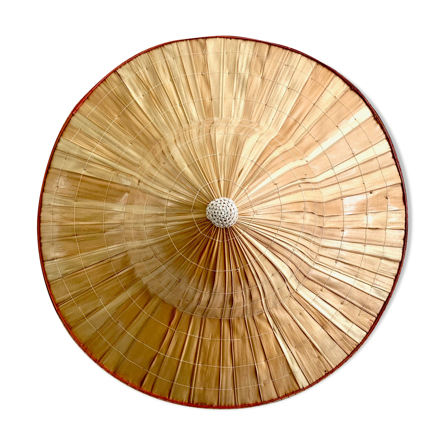 Braided hat wall decoration