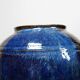 Small vintage/antique vase, very fine stoneware, flamed glaze, signature art ceramic