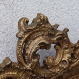 Mirror with molded pediment in Louis XVI style