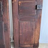 Pair of carved solid oak doors (old cabinet doors)