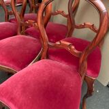 Set of Louis XV style chairs.