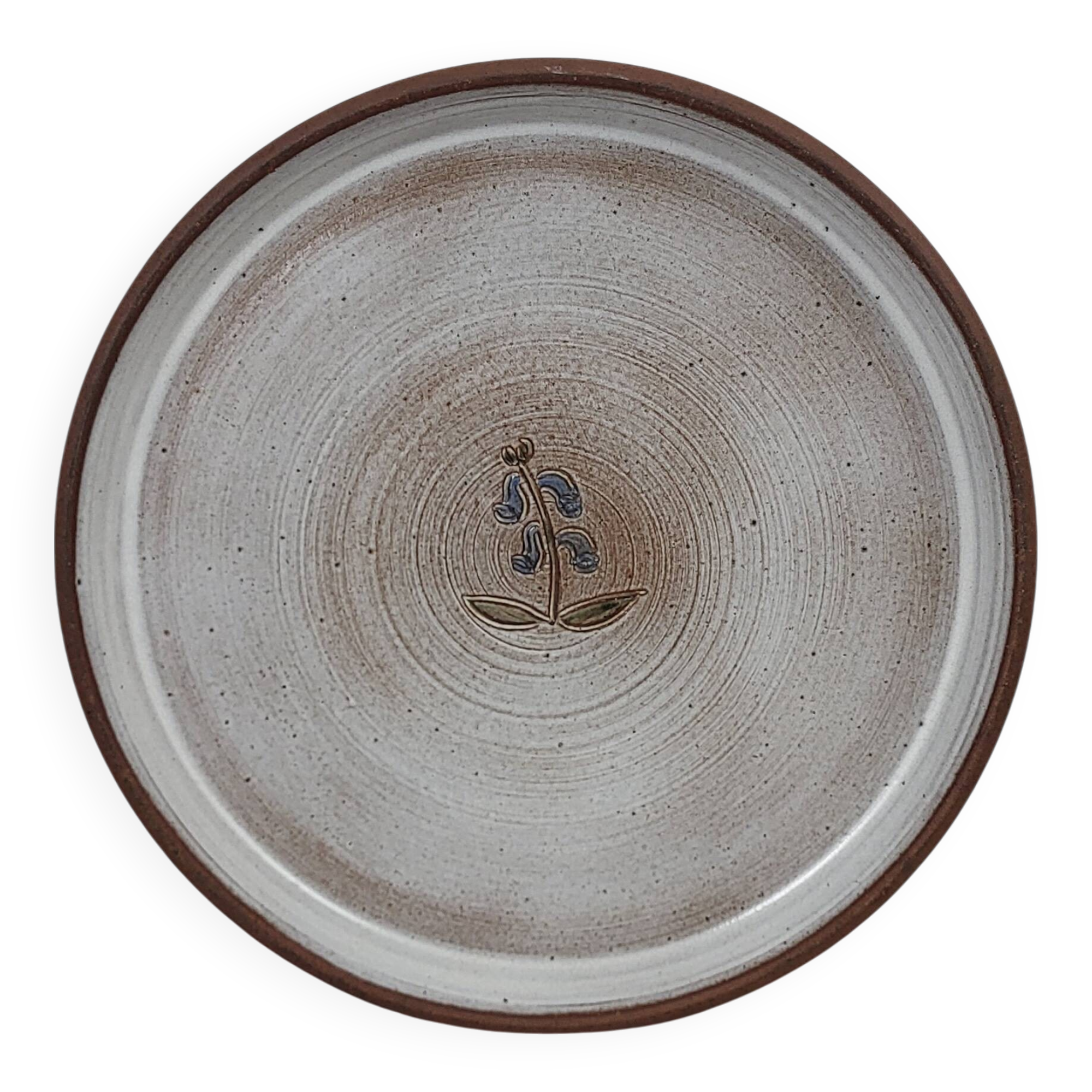 Plat à tarte en grès Ratilly / Pierlot