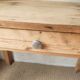 Antique solid wood desk in chic country style
