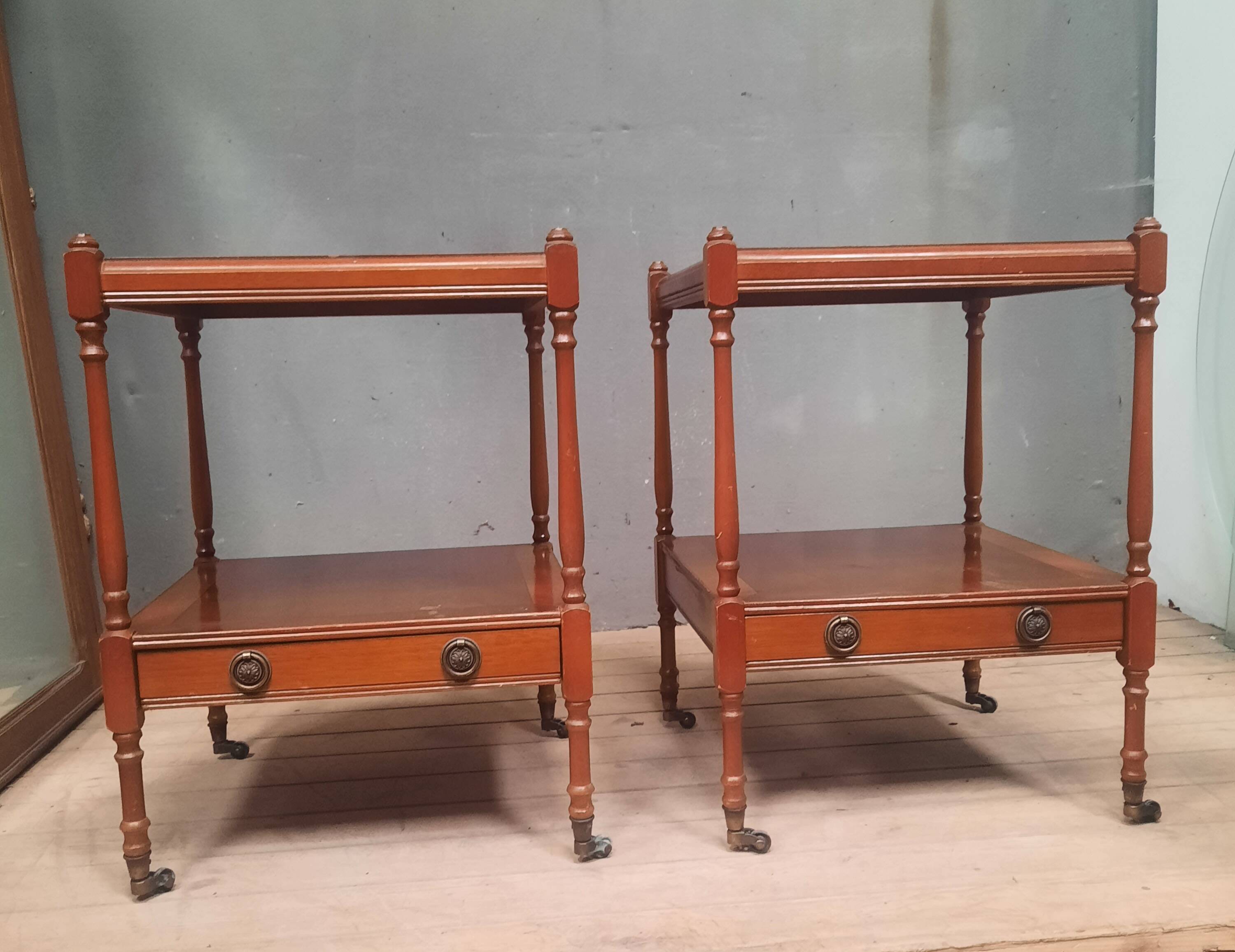 Pair of side tables