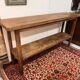Ancienne console d’atelier en chêne