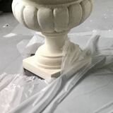 Stone and glass table