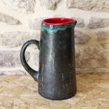Glazed ceramic pitcher