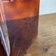 Miche Dumas paper bin in chrome tortoiseshell lucite 70 Roche and Bobois