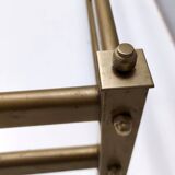 Postmodern Sculptural Brass Single Bed by Luciano Frigerio, Italy