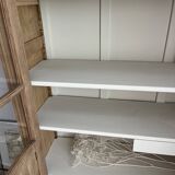 Raw wood display case