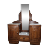 Vintage art deco cabinet with mirror