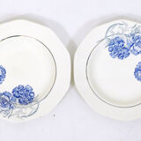 Pair of plates Saint-Amand 1930
