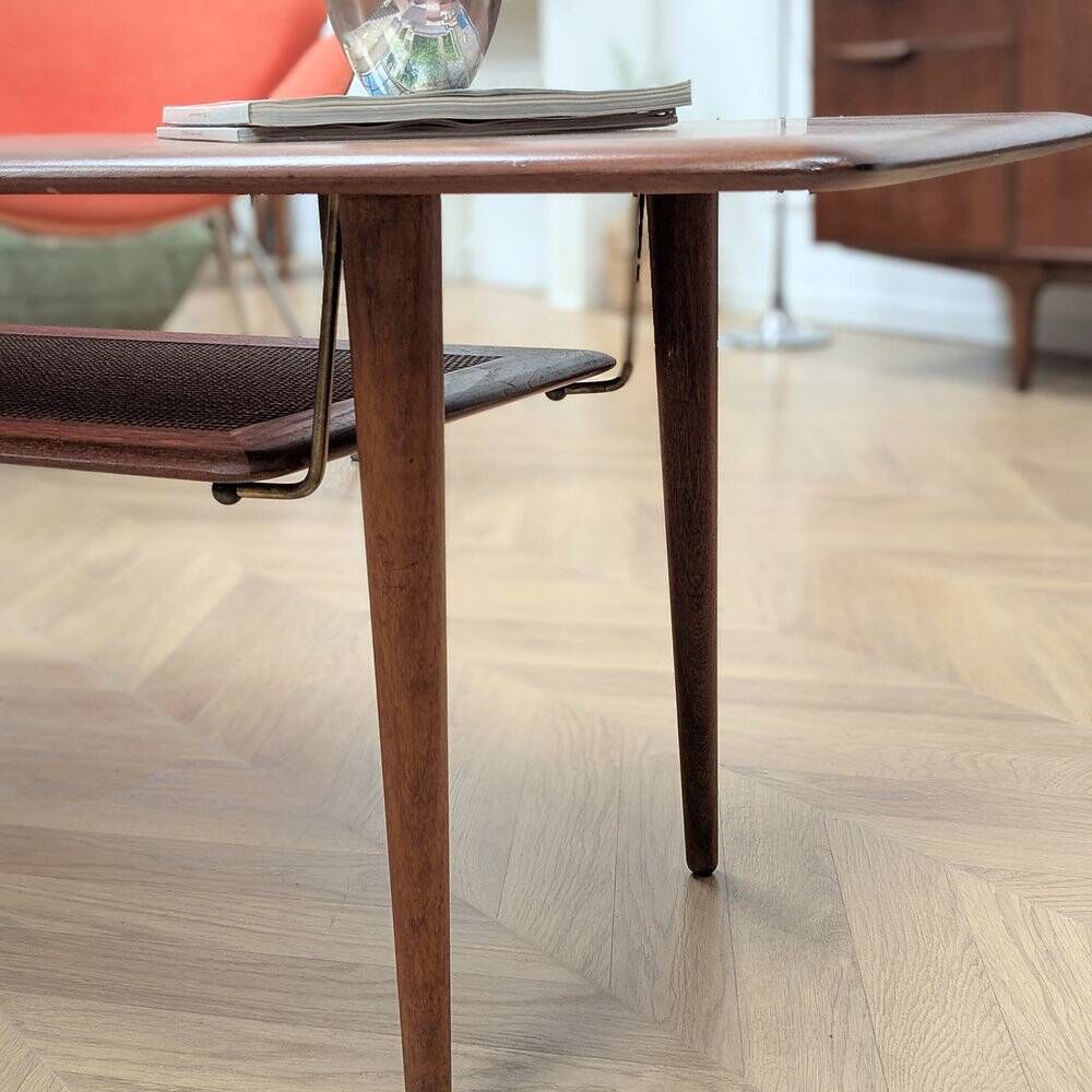 Scandinavian designer coffee table Hvidt & Nielsen