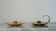 Pair of Swedish mid-century candlestick holders by Skutuna