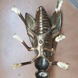 Brass fly ashtray