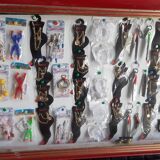 Distributor with tirettes de forain