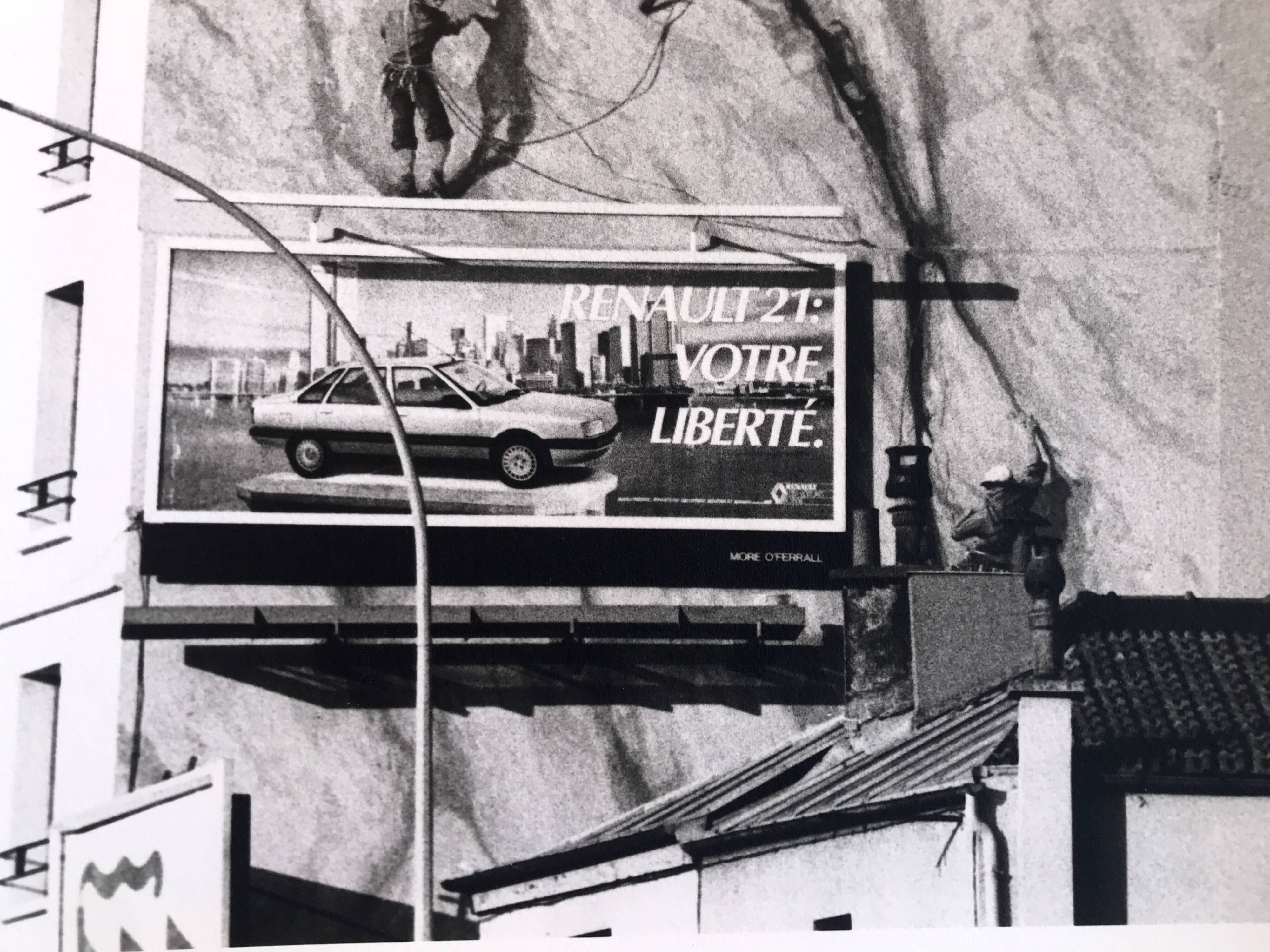 Rosine nusimovici, untitled (the black cow), 1987. black and white silver print