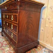 Louis Philippe period mahogany chest of drawers