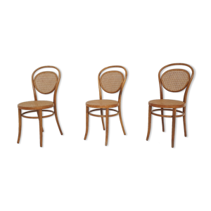 Ensemble de trois chaises - manger