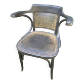 Fauteuil de  bureau bois courbé - Baumann