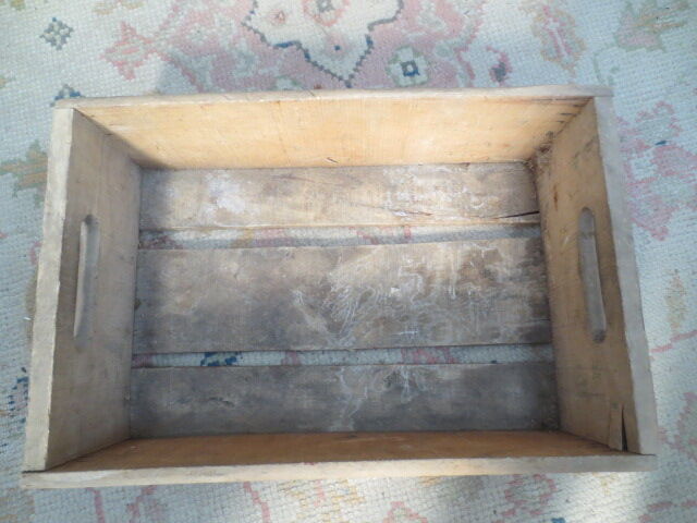 Ancienne caisse en bois et fer hediard