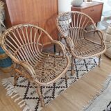 Vintage rattan chairs